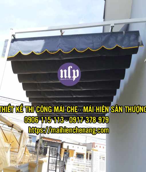 Giá mái hiên bạt che kéo xếp di động tại Biên Hòa Đồng Nai