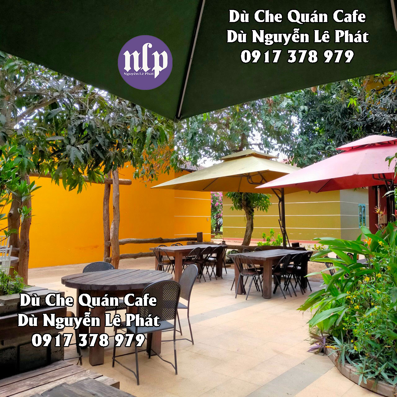 Bán Dù Che Nắng Quán Cafe giá rẻ