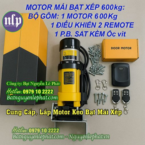 Motor Cuốn Bạt Mái Hiên Mái Xếp Tại Bà Rịa Vũng Tàu