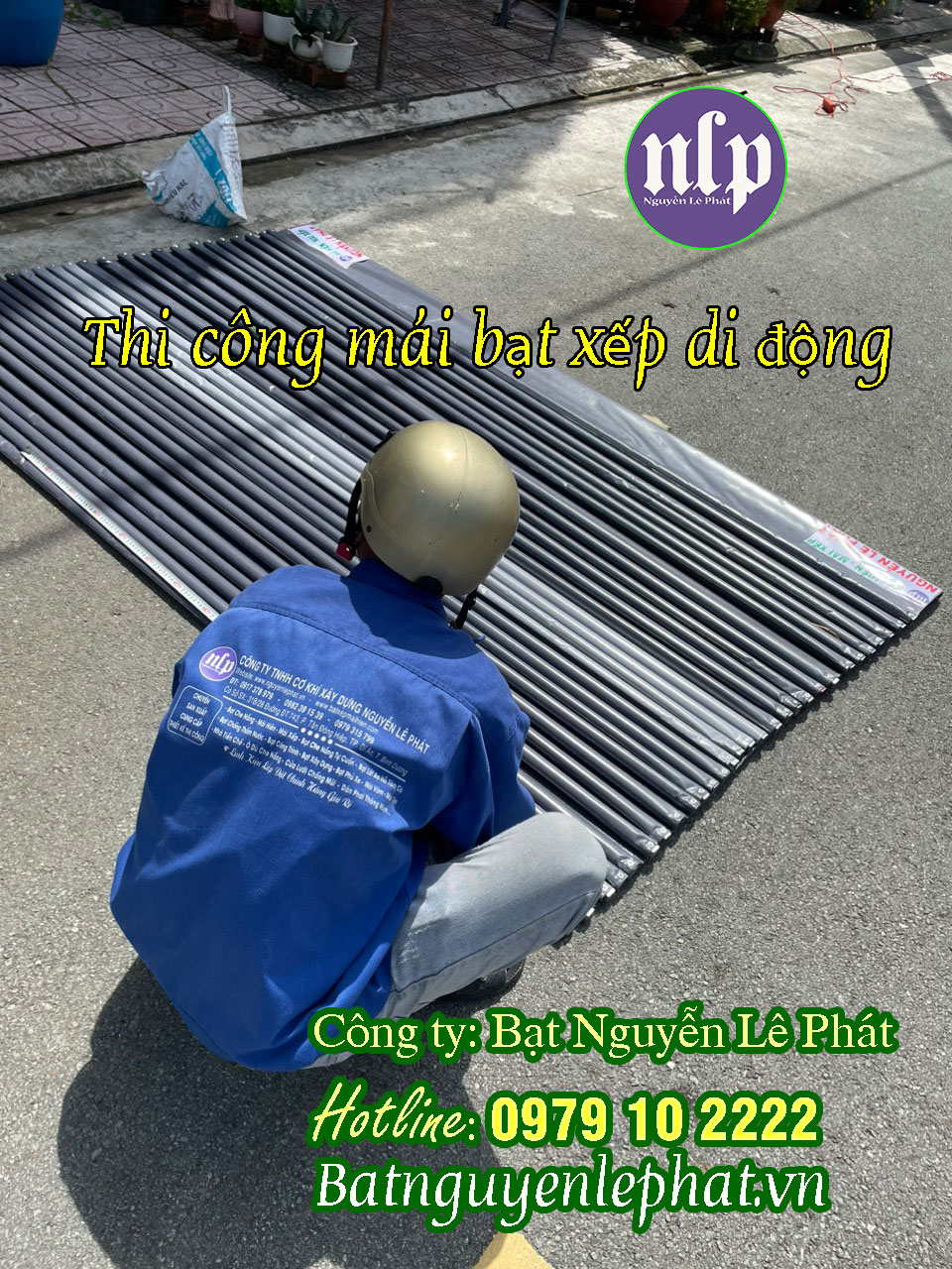 Mái xếp , bạt xếp mái che