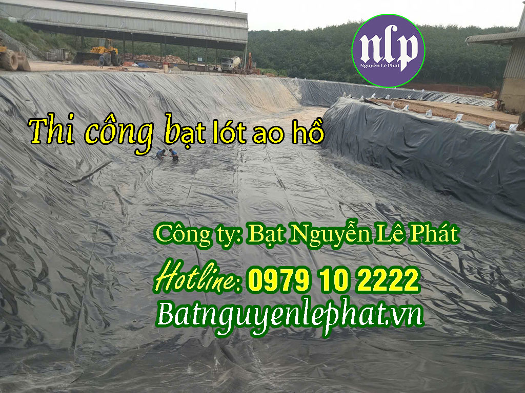 Bạt lót hồ chứa nước Bù Đăng Bạt lót hồ chứa nước Bù Đăng