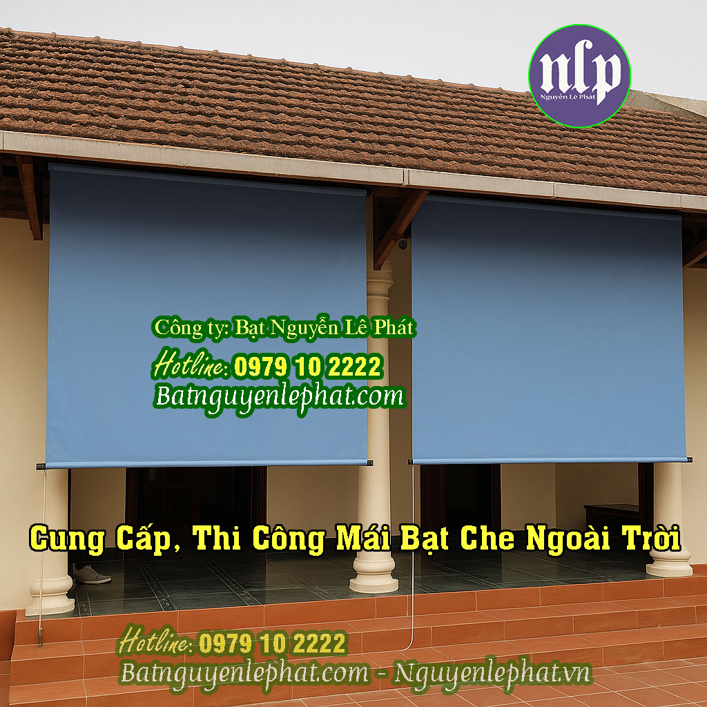Bạt che nắng mưa tự cuốn Bạt che nắng mưa tự cuốn