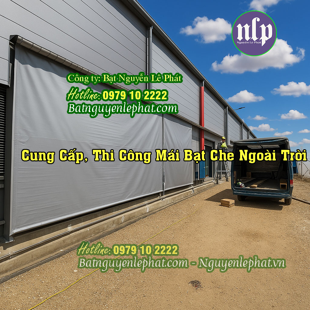 Bạt mái thả tự cuốn Bạt mái thả tự cuốn